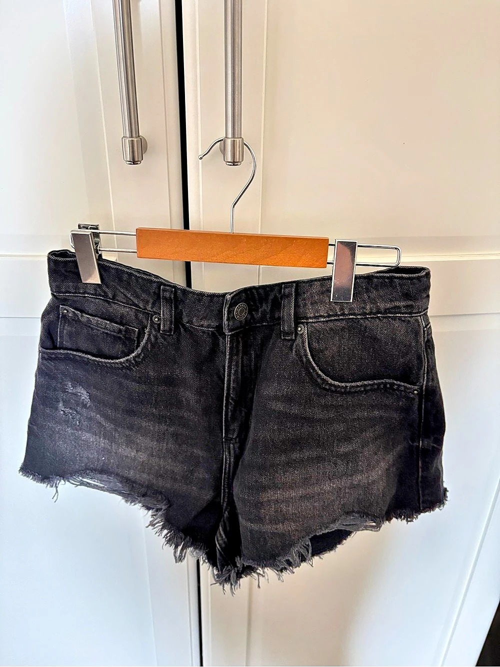 Garage Denim Festival Shorts Black Waist 7 (38)